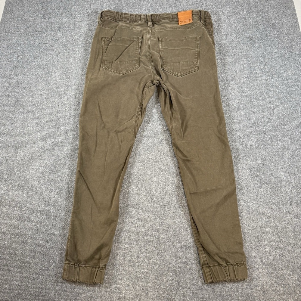 DU/ER Mens Pants 34x29‎ N2X Slim Fit No Sweat Jogger Tapered Performance